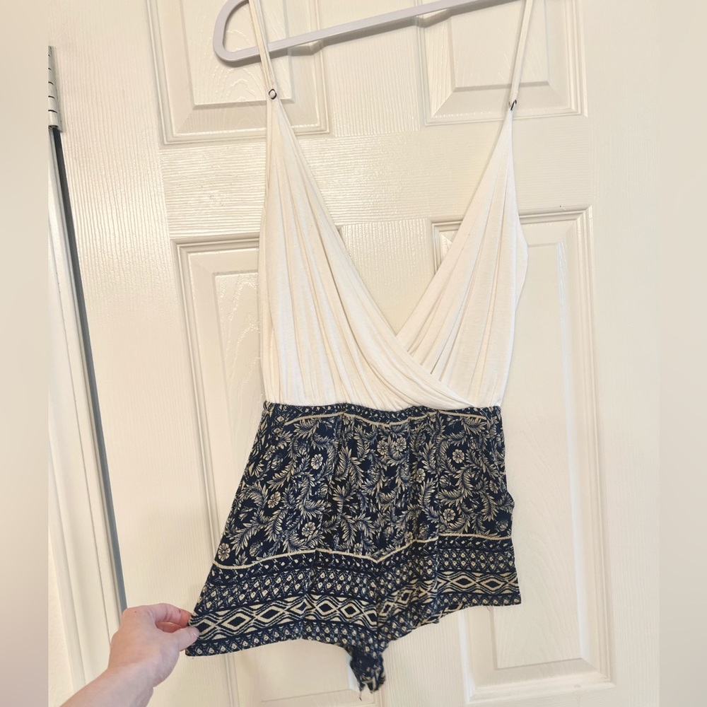 V Neck Romper